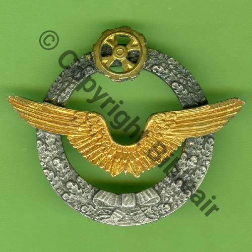 BREVET PILOTE  AEROSTATION mod 1916 reglem 1920.30  SM 2Anneaux Dos lisse Aile et roue embouties Src.Y.GENTY 40Eur(x3) 